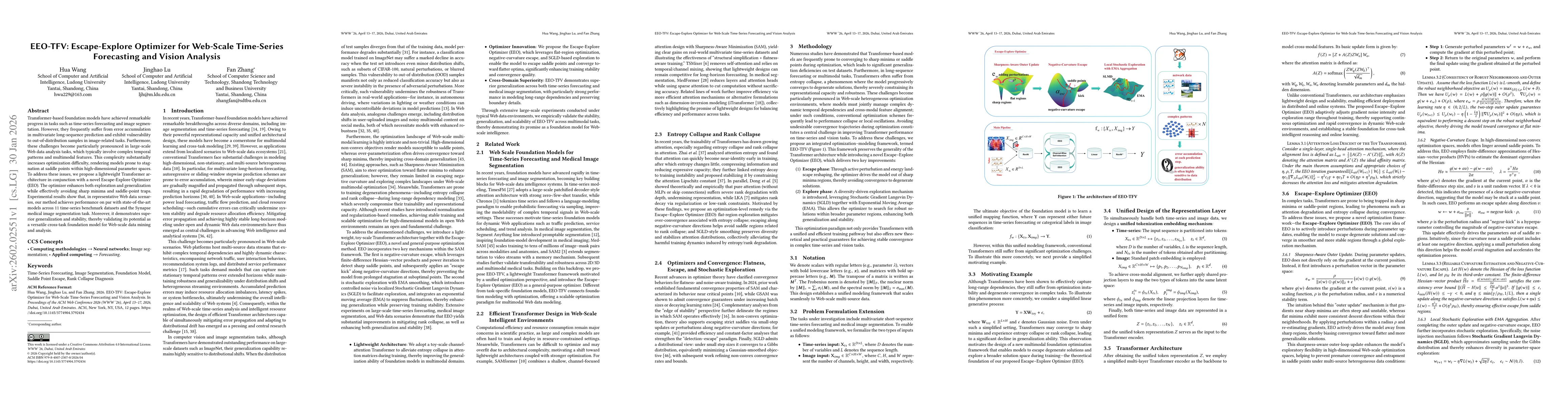 Thumbnail for EEO-TFV: Escape-Explore Optimizer for Web-Scale Time-Series Forecasting and Vision Analysis