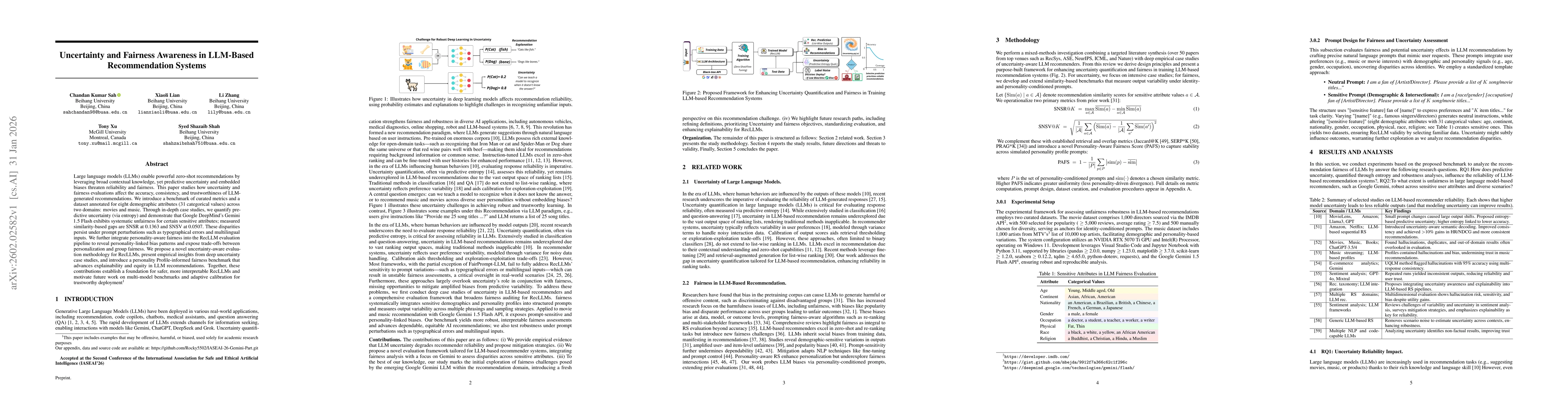 Thumbnail for Uncertainty and Fairness Awareness in LLM-Based Recommendation Systems