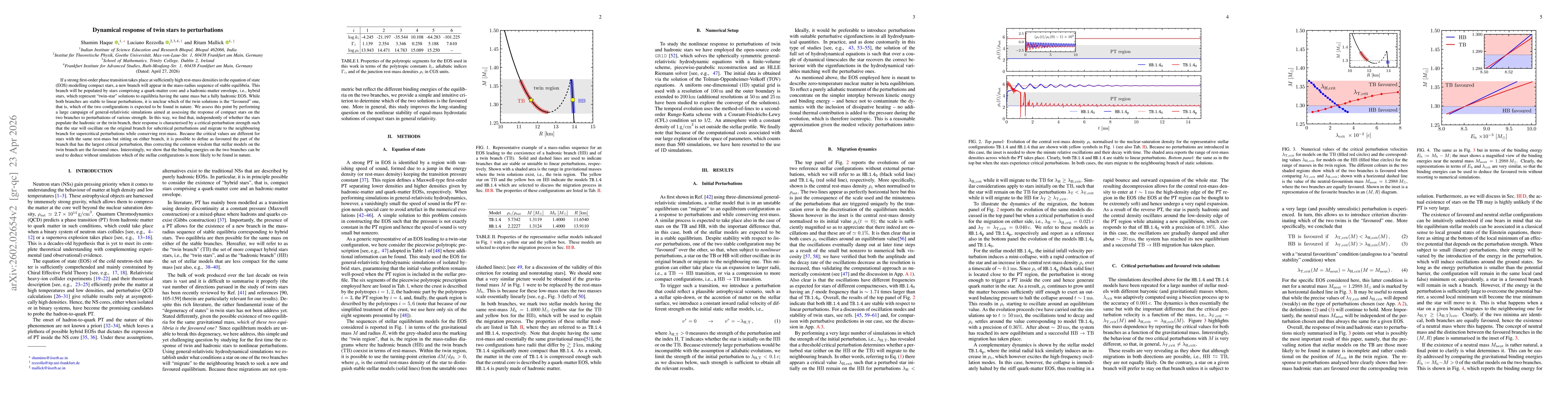 Thumbnail for The favoured twin: on the dynamical response of twin stars to perturbations