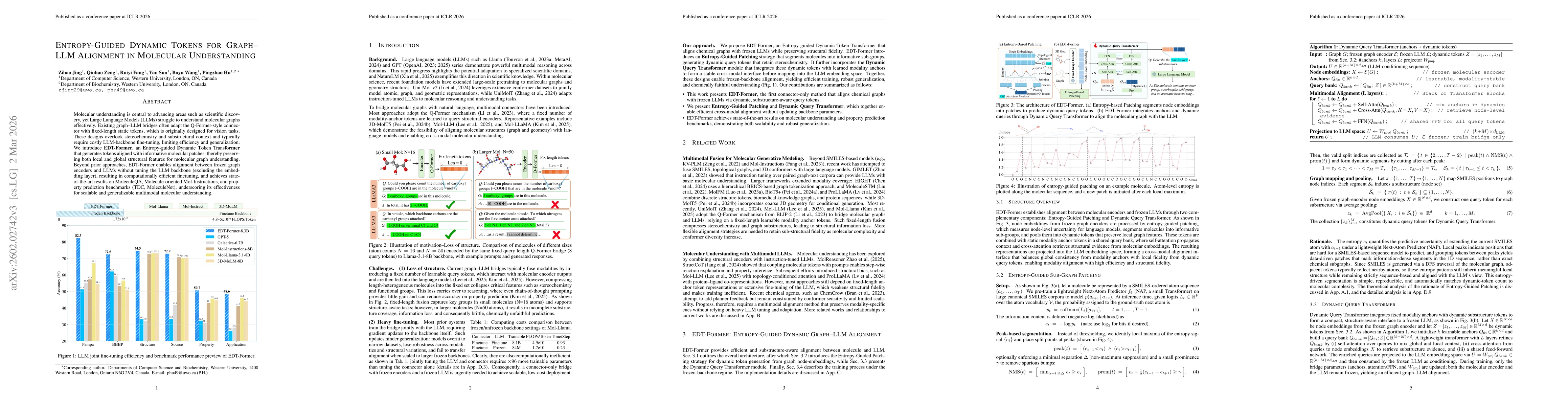 Thumbnail for Entropy-Guided Dynamic Tokens for Graph-LLM Alignment in Molecular Understanding