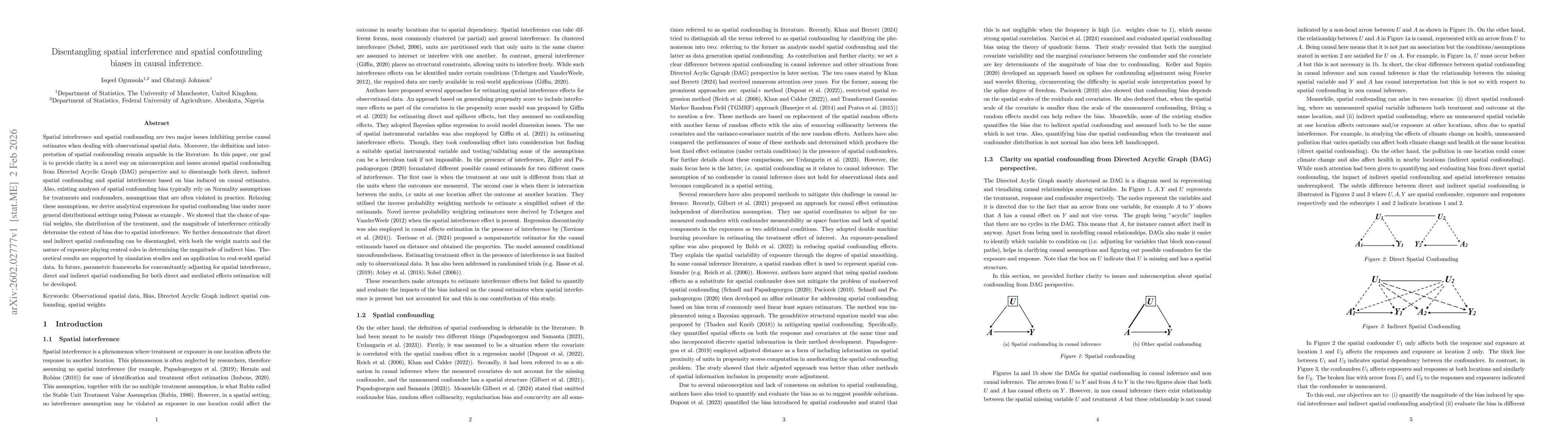 Thumbnail for Disentangling spatial interference and spatial confounding biases in causal inference