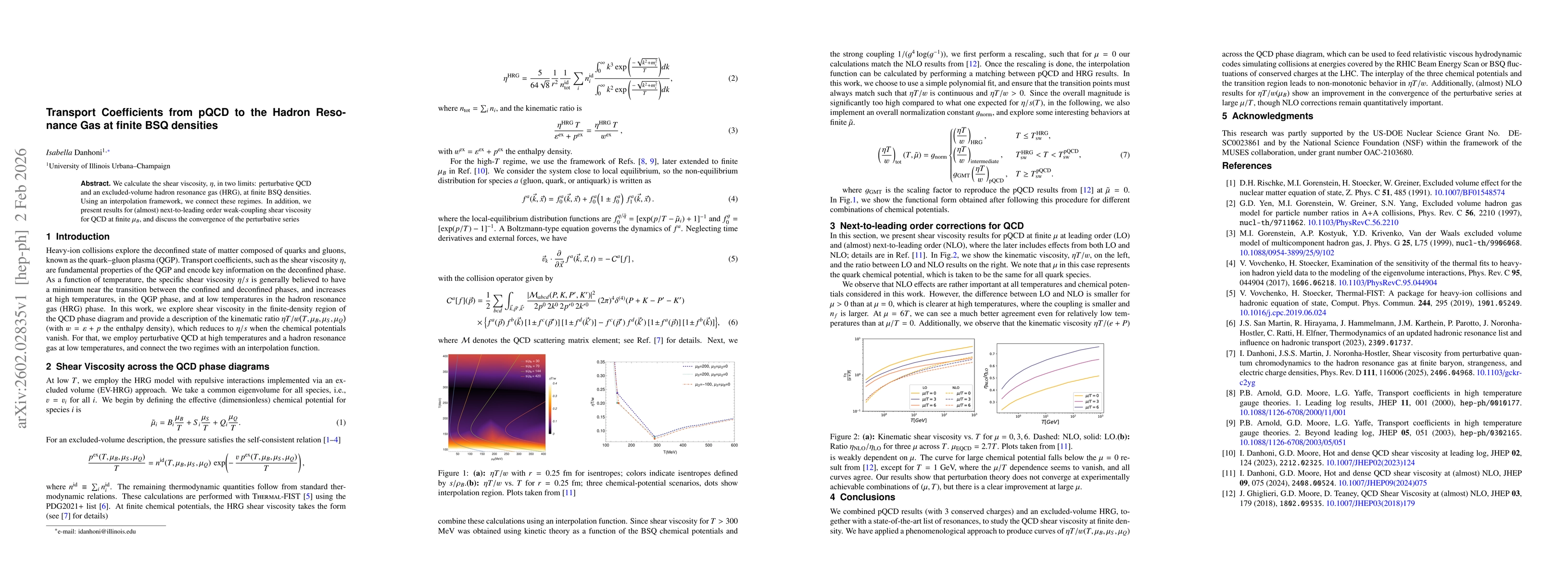 Thumbnail for Transport Coefficients from pQCD to the Hadron Resonance Gas at finite BSQ densities