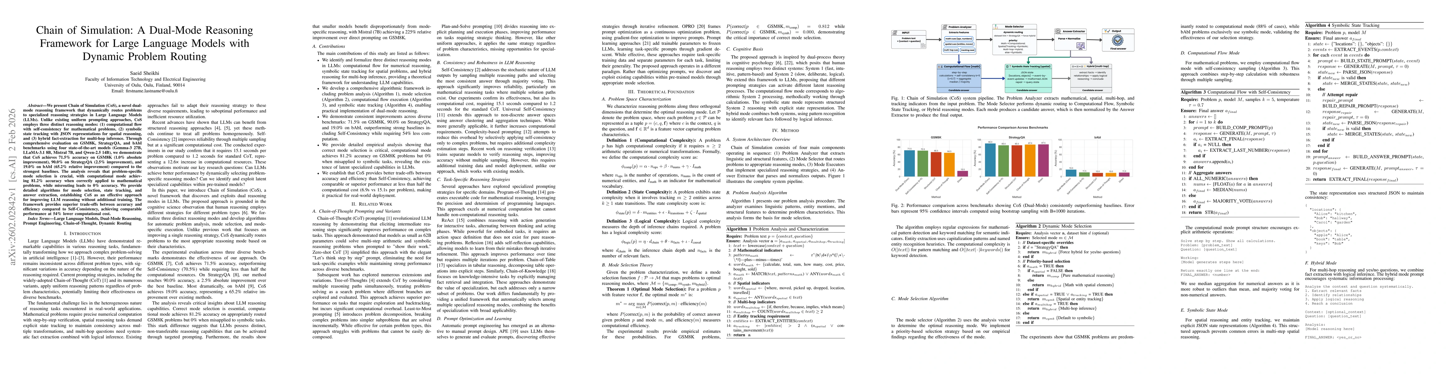 Thumbnail for Chain of Simulation: A Dual-Mode Reasoning Framework for Large Language Models with Dynamic Problem Routing