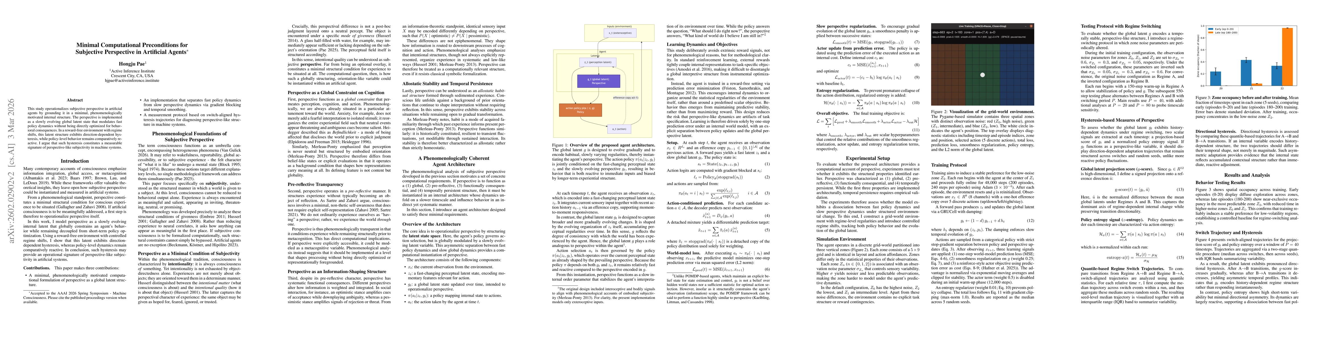 Thumbnail for Minimal Computational Preconditions for Subjective Perspective in Artificial Agents
