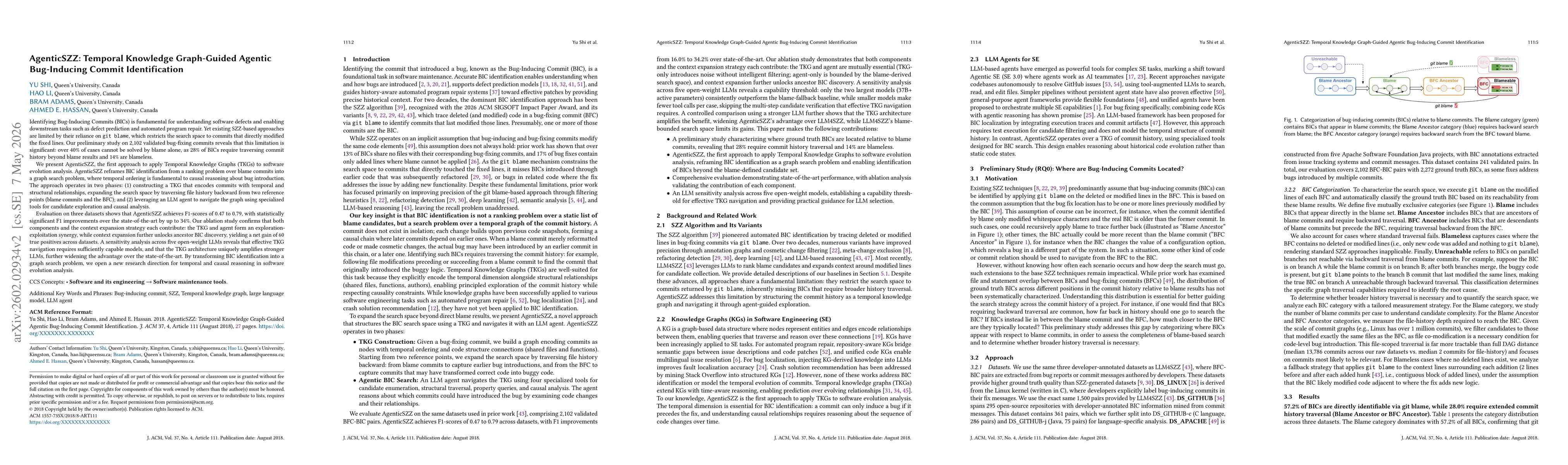 Thumbnail for Beyond Blame: Rethinking SZZ with Knowledge Graph Search