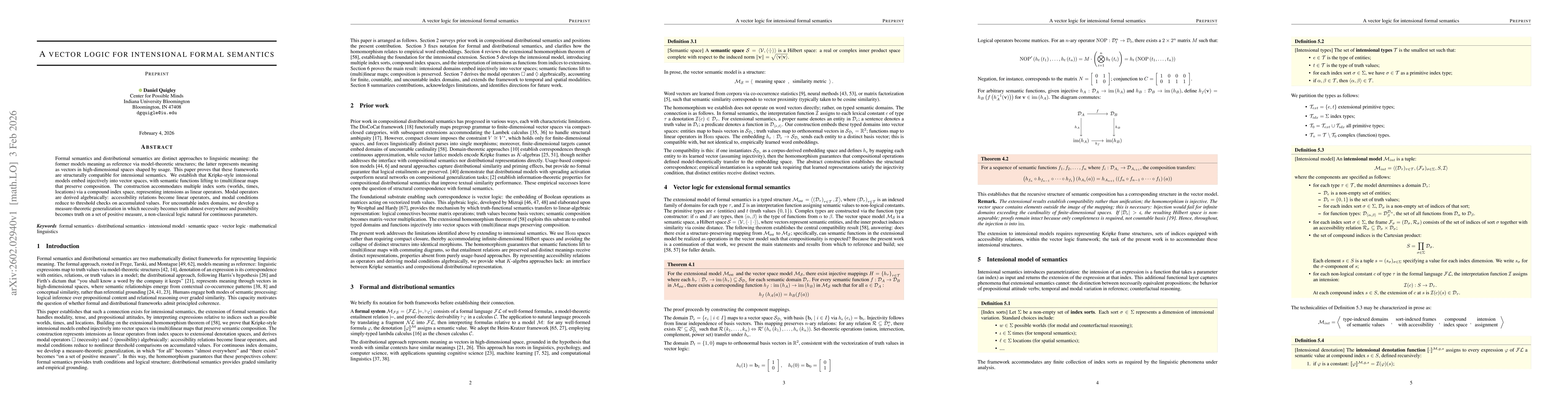Thumbnail for A vector logic for intensional formal semantics