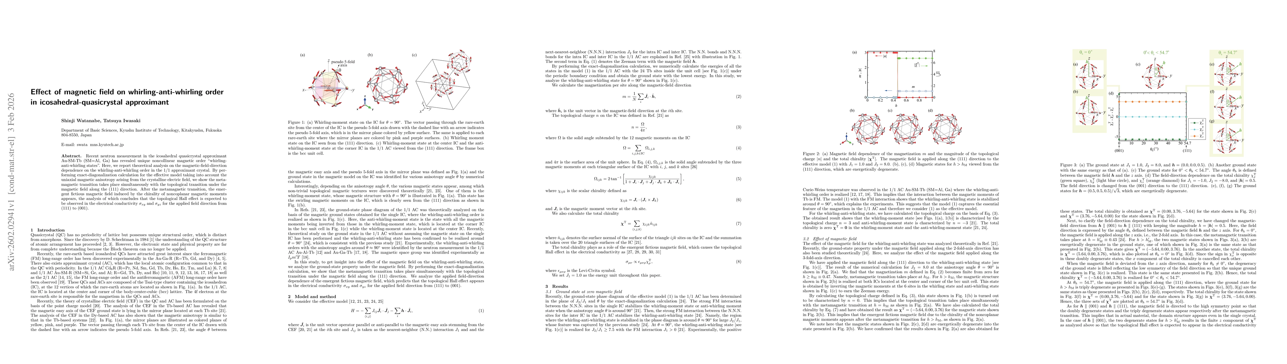 Thumbnail for Effect of magnetic field on whirling-anti-whirling order in icosahedral-quasicrystal approximant