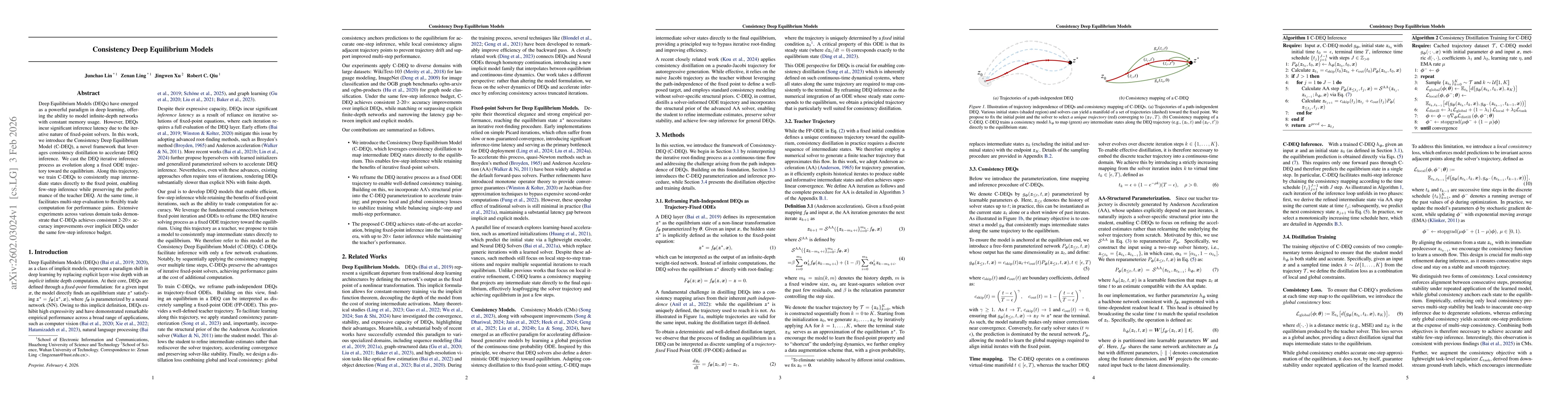 Thumbnail for Consistency Deep Equilibrium Models