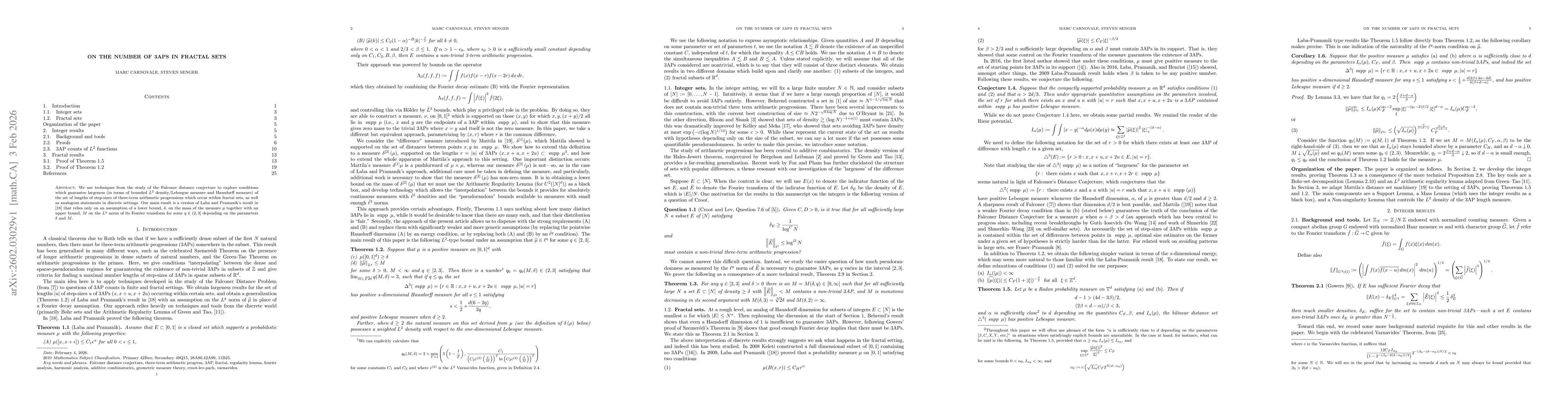 Thumbnail for On the number of 3APs in fractal sets