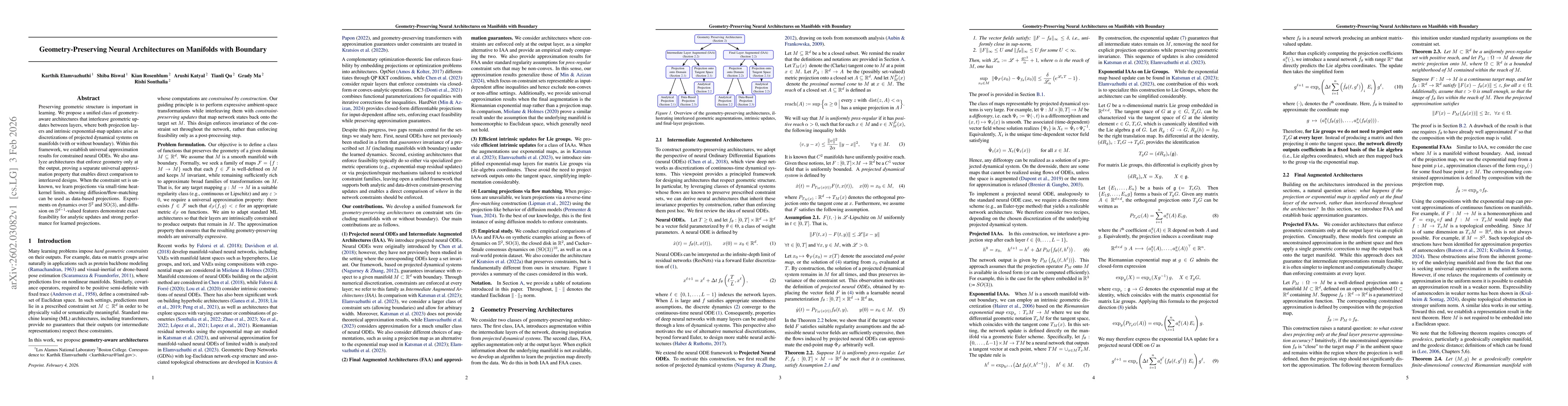 Thumbnail for Geometry-Preserving Neural Architectures on Manifolds with Boundary