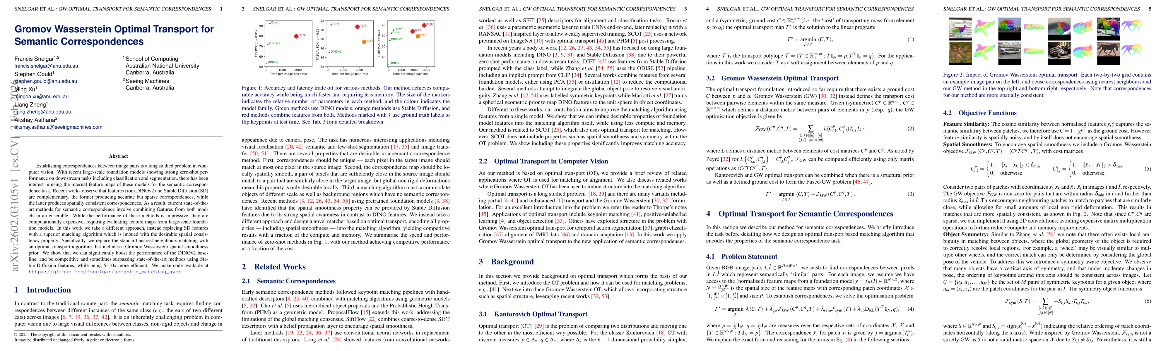 Thumbnail for Gromov Wasserstein Optimal Transport for Semantic Correspondences