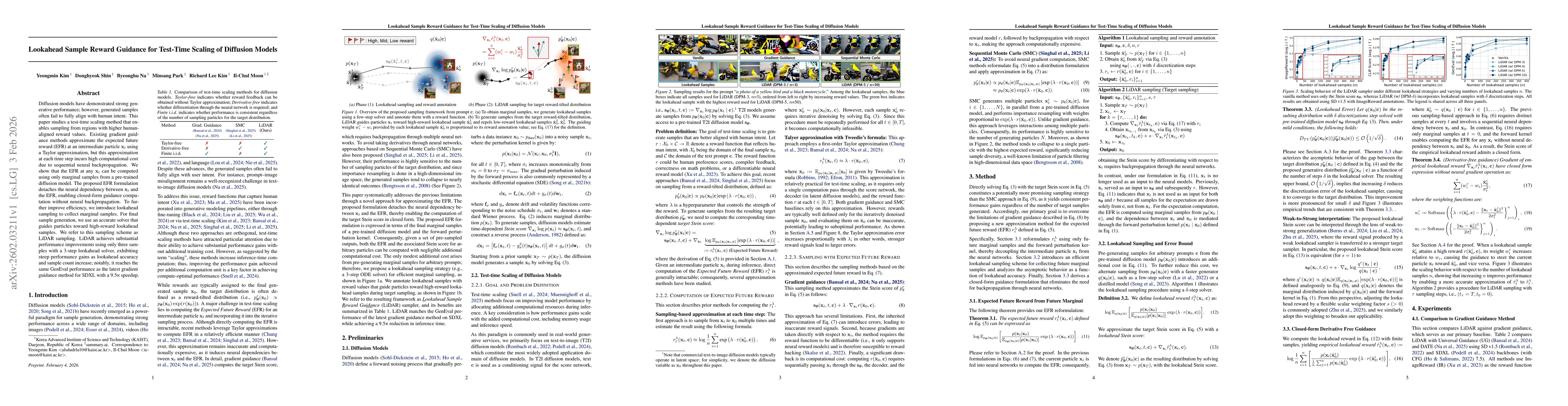 Thumbnail for Lookahead Sample Reward Guidance for Test-Time Scaling of Diffusion Models