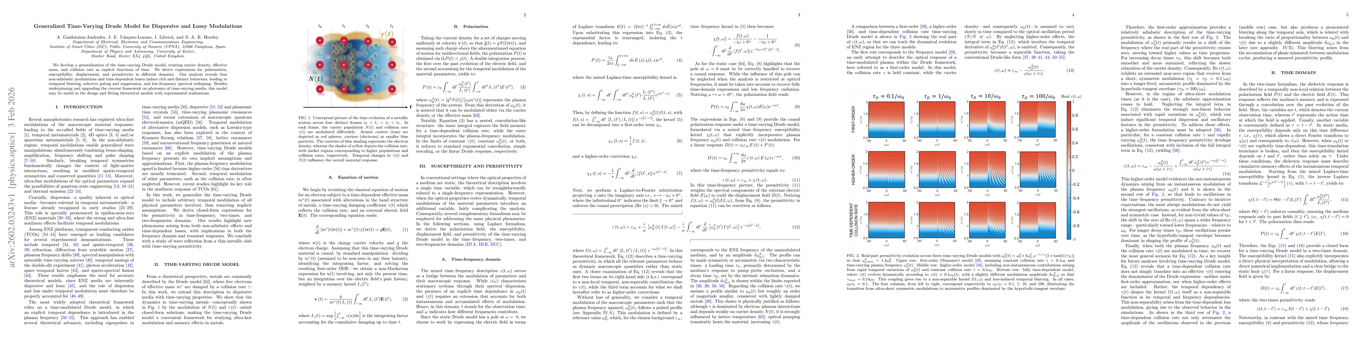 Thumbnail for Generalized Time-Varying Drude Model for Dispersive and Lossy Modulations