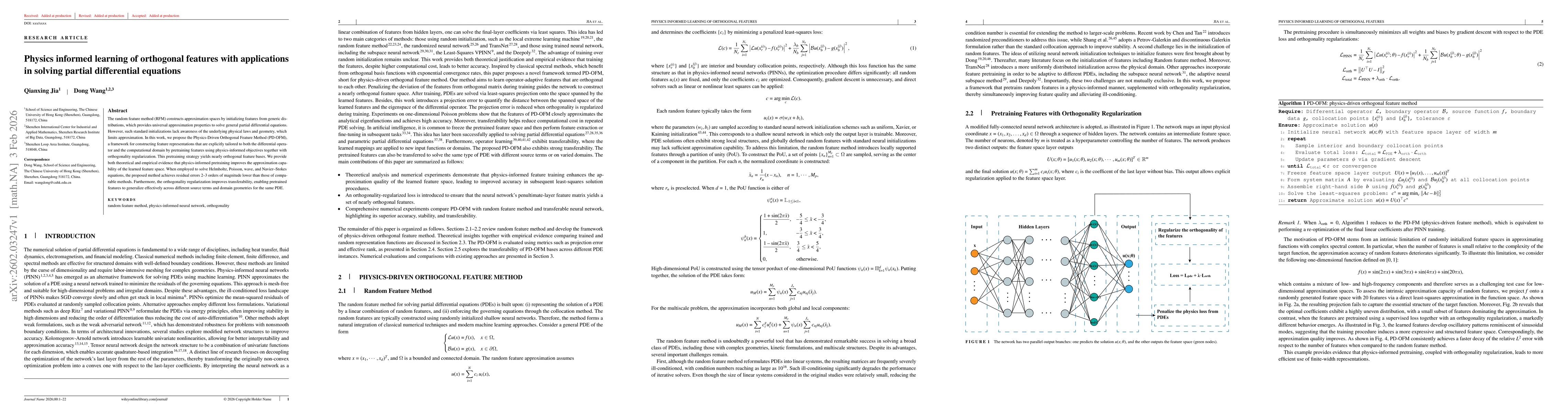 Thumbnail for Physics informed learning of orthogonal features with applications in solving partial differential equations