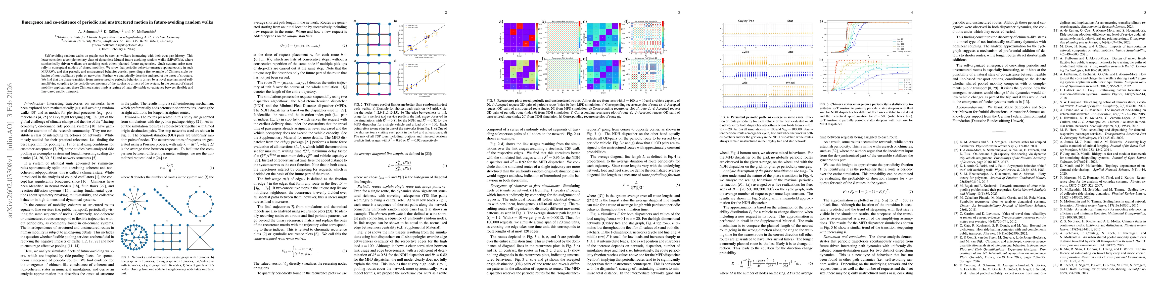 Thumbnail for Emergence and co-existence of periodic and unstructured motion in future-avoiding random walks