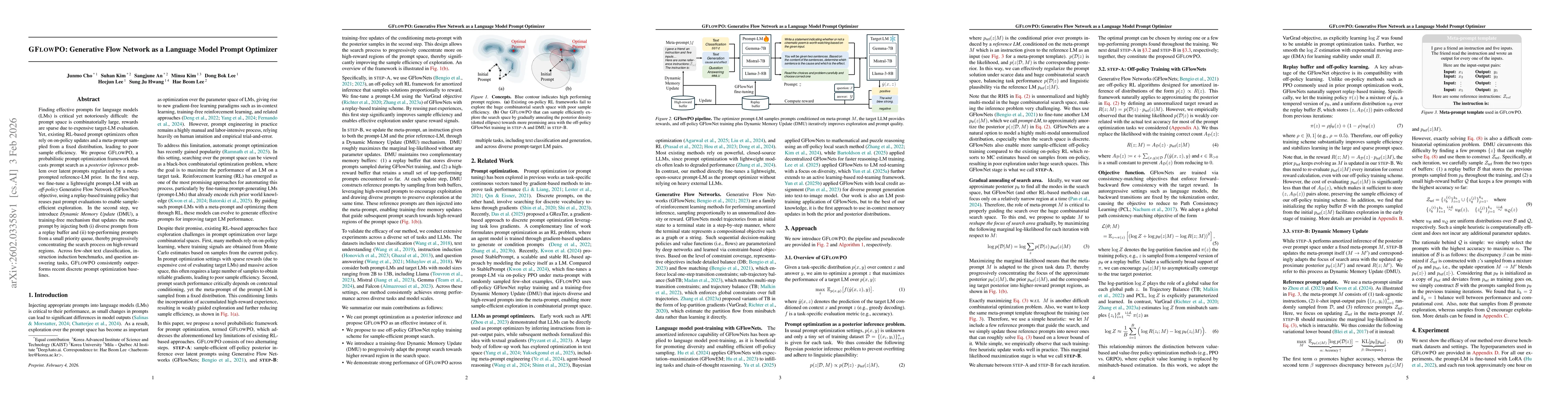 Thumbnail for GFlowPO: Generative Flow Network as a Language Model Prompt Optimizer