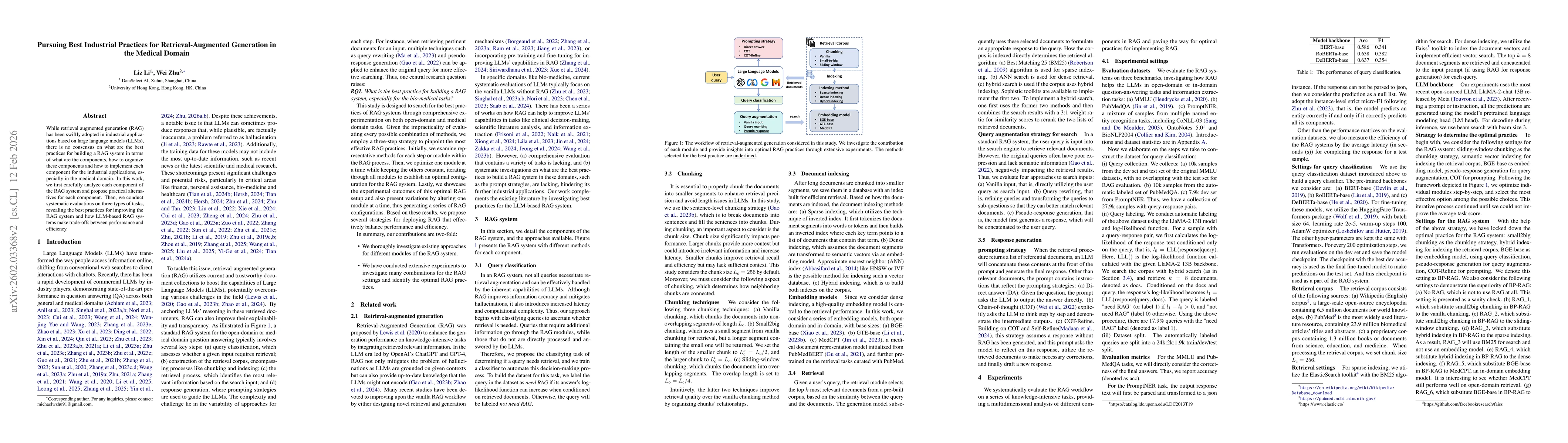 Thumbnail for Pursuing Best Industrial Practices for Retrieval-Augmented Generation in the Medical Domain