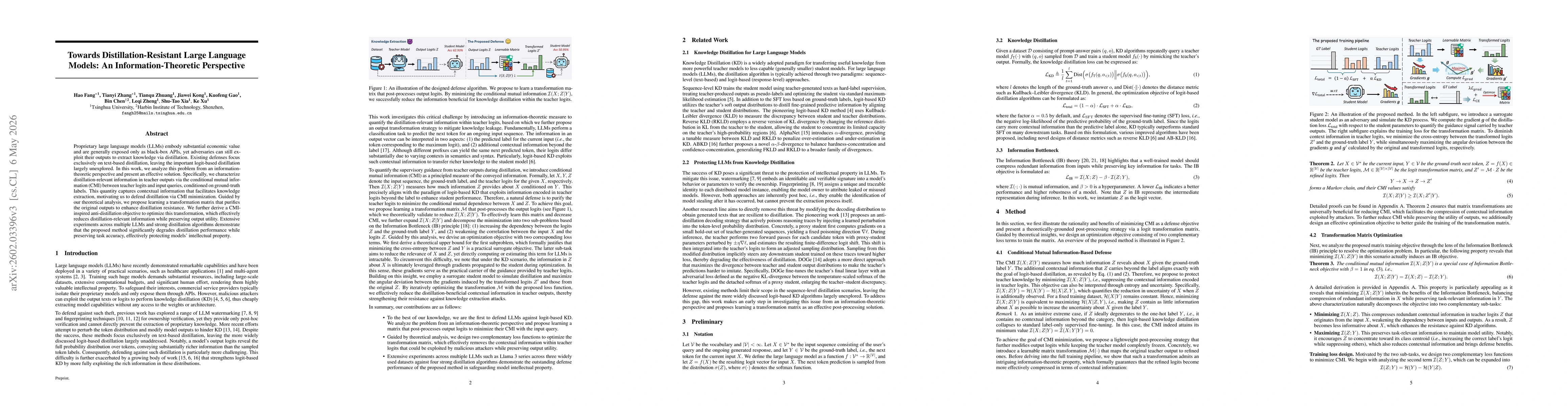 Thumbnail for Towards Distillation-Resistant Large Language Models: An Information-Theoretic Perspective
