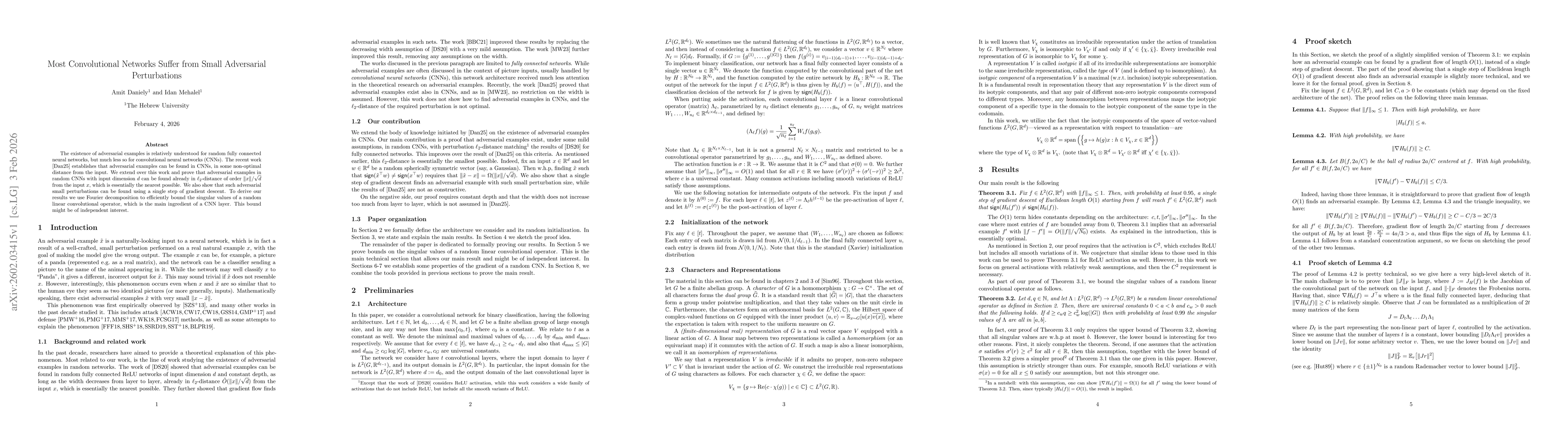 Thumbnail for Most Convolutional Networks Suffer from Small Adversarial Perturbations