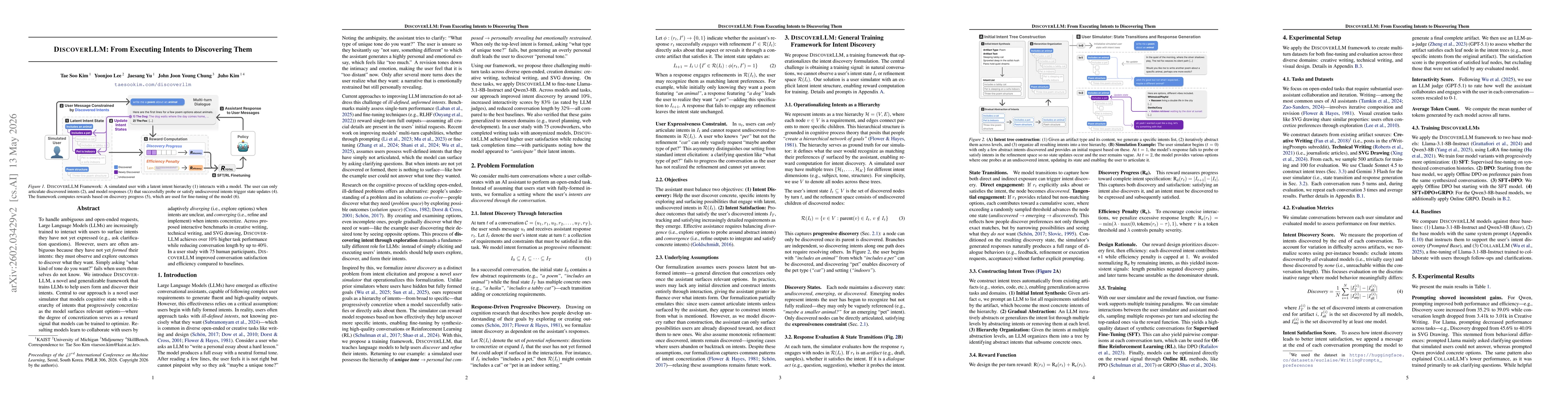 Thumbnail for DiscoverLLM: From Executing Intents to Discovering Them