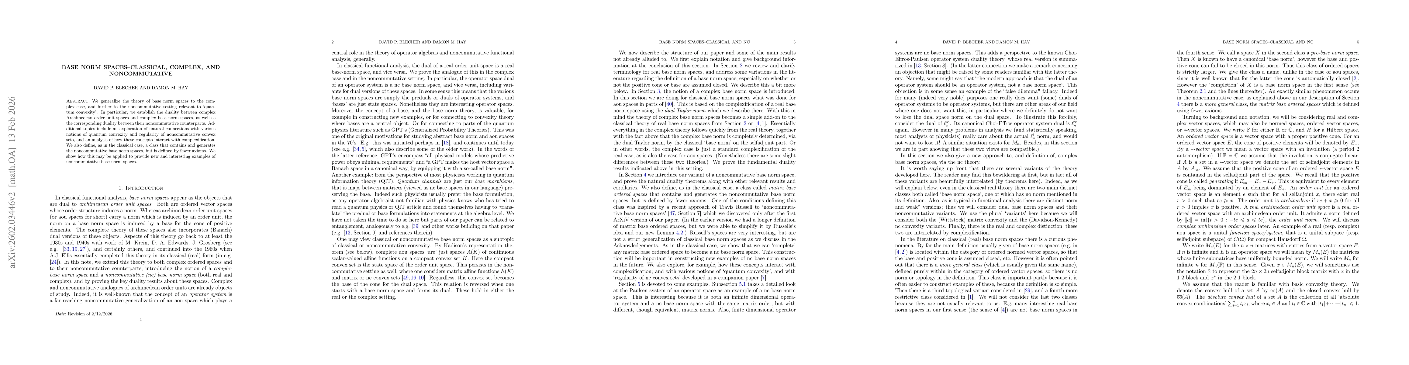 Thumbnail for Base norm spaces--classical, complex, and noncommutative