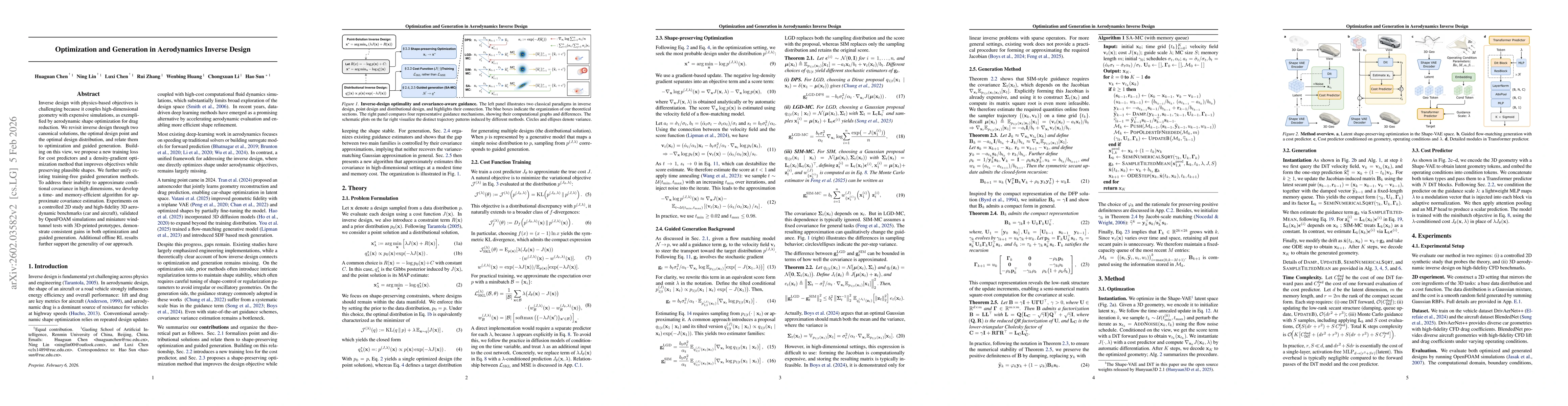 Thumbnail for Optimization and Generation in Aerodynamics Inverse Design