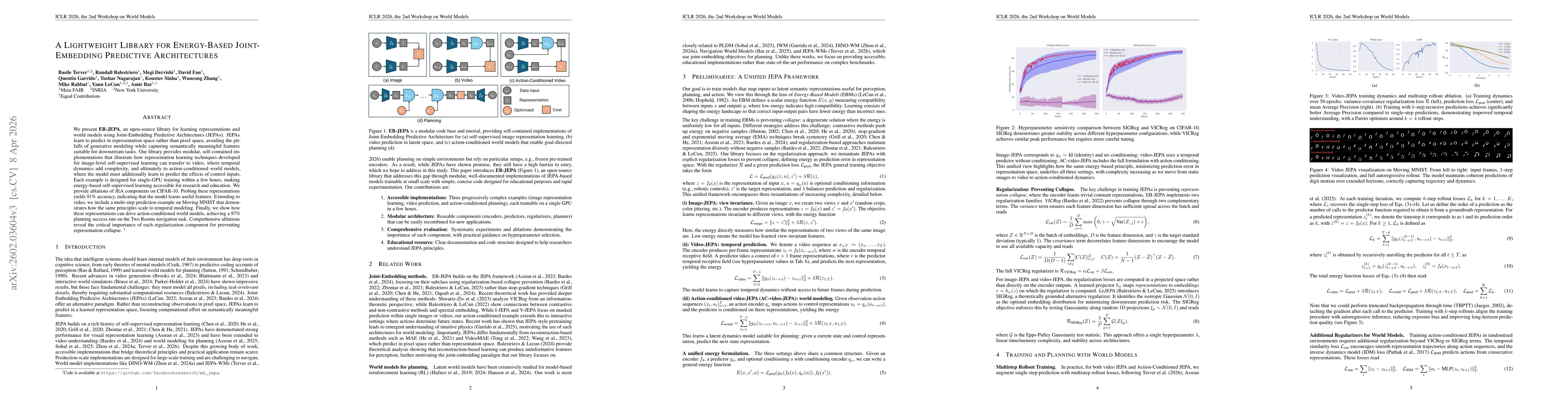 Thumbnail for A Lightweight Library for Energy-Based Joint-Embedding Predictive Architectures