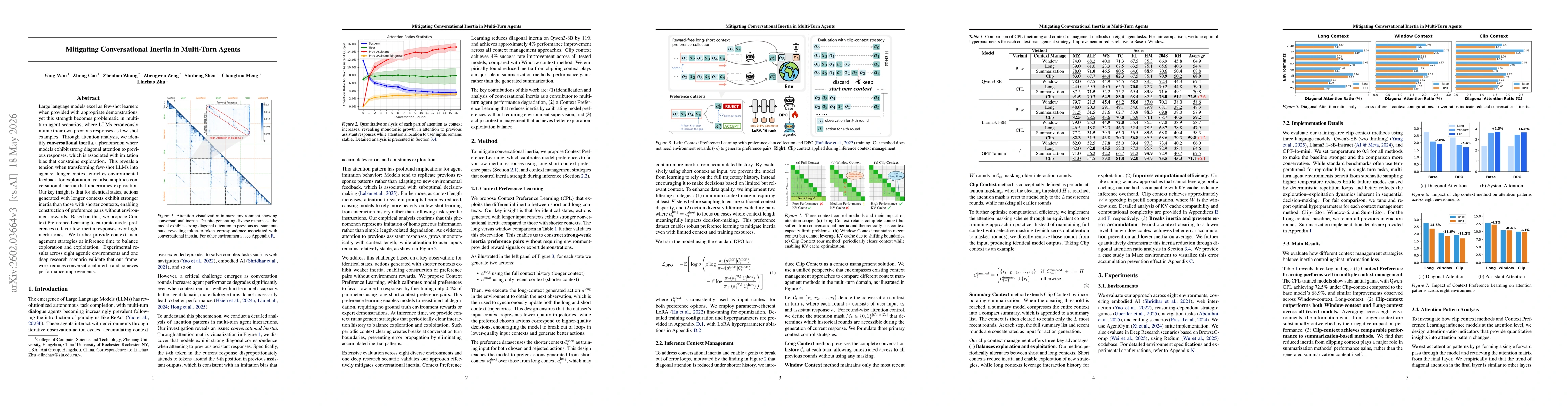 Thumbnail for Mitigating Conversational Inertia in Multi-Turn Agents