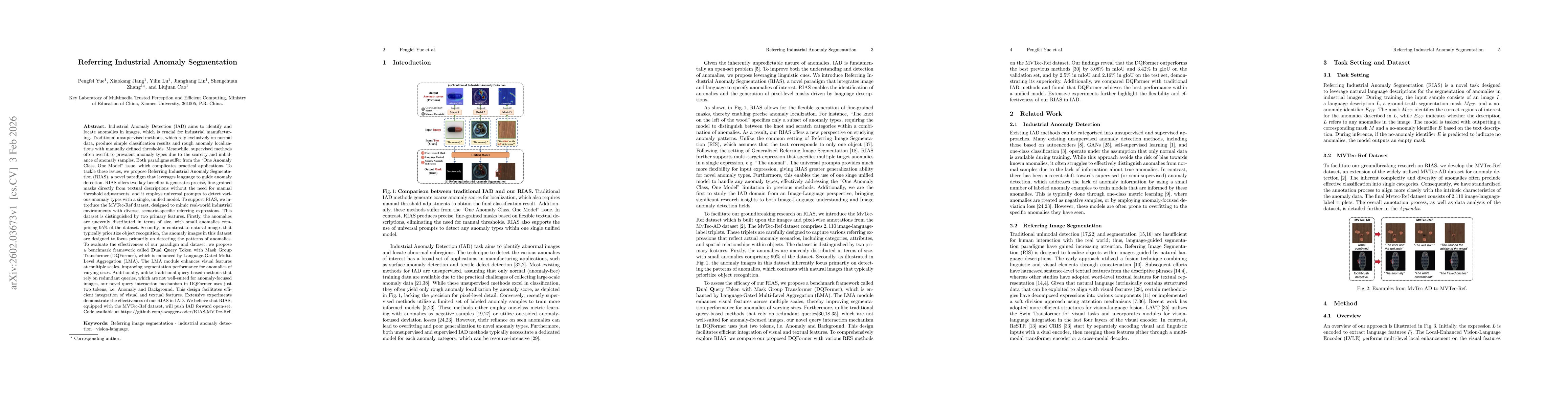 Thumbnail for Referring Industrial Anomaly Segmentation