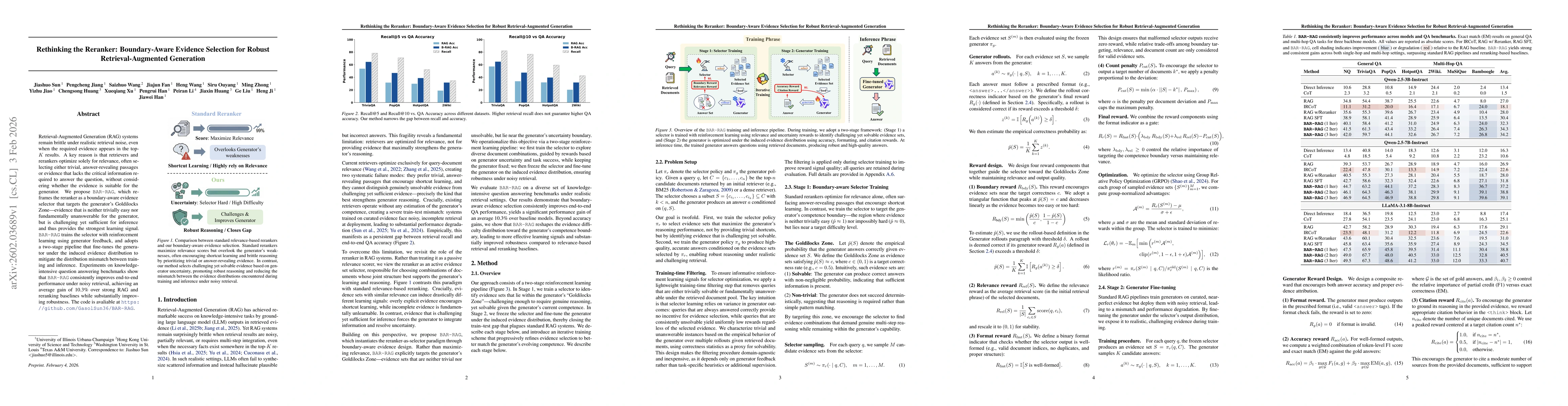 Thumbnail for Rethinking the Reranker: Boundary-Aware Evidence Selection for Robust Retrieval-Augmented Generation