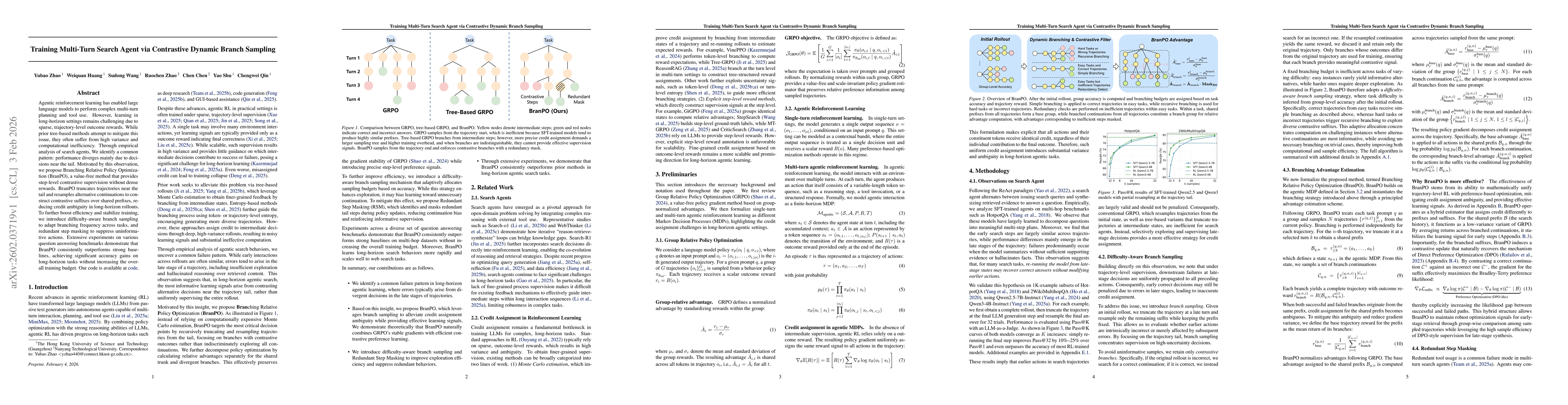 Thumbnail for Training Multi-Turn Search Agent via Contrastive Dynamic Branch Sampling
