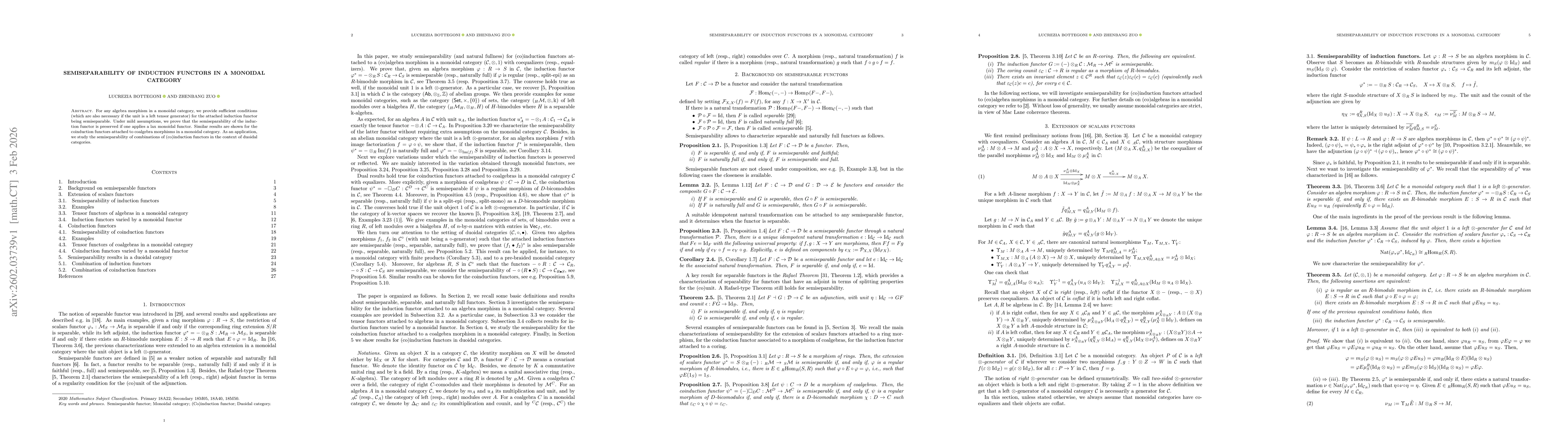 Thumbnail for Semiseparability of induction functors in a monoidal category