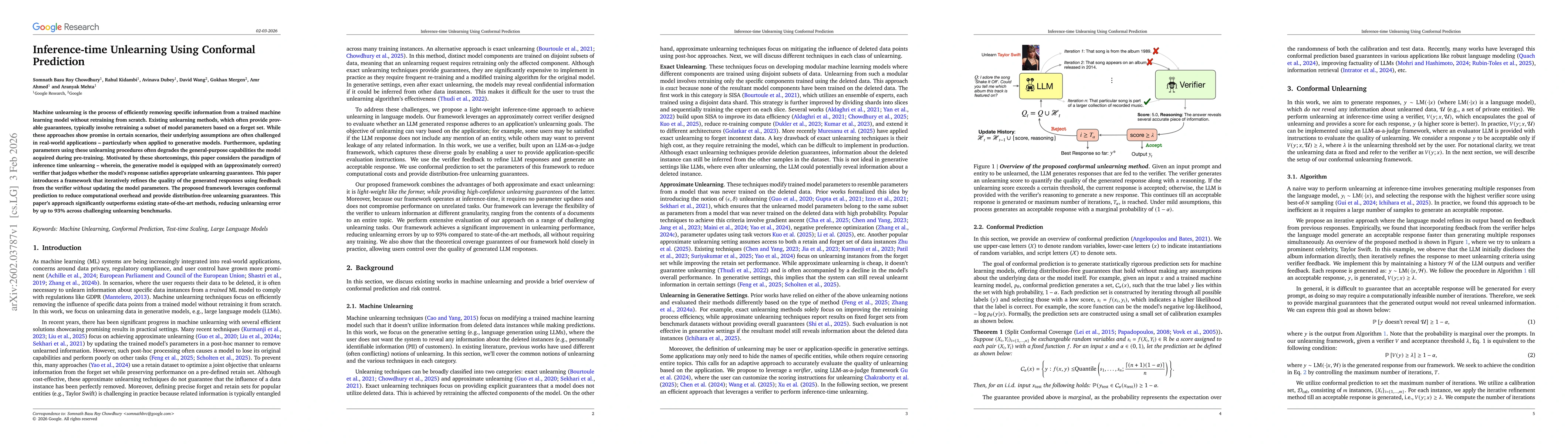 Thumbnail for Inference-time Unlearning Using Conformal Prediction