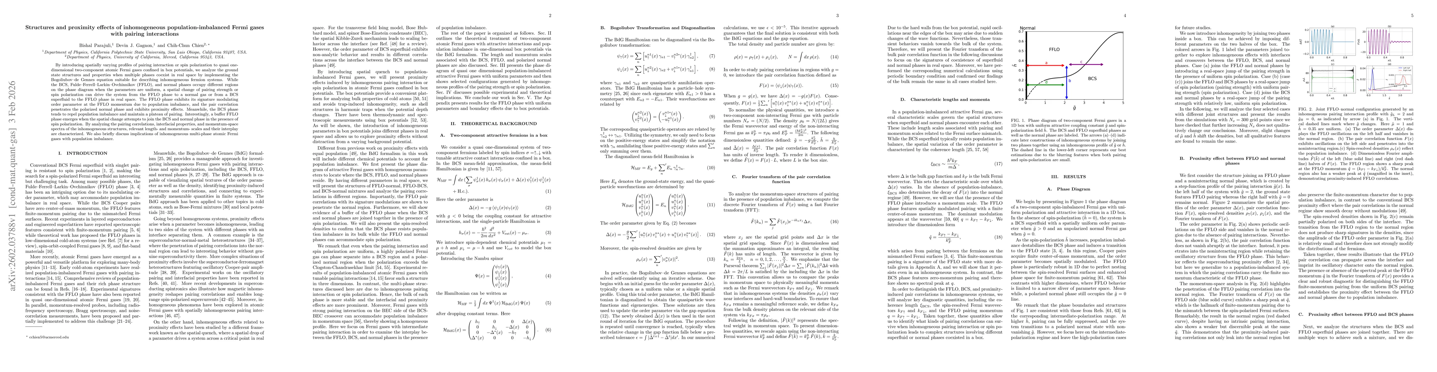Thumbnail for Structures and proximity effects of inhomogeneous population-imbalanced Fermi gases with pairing interactions