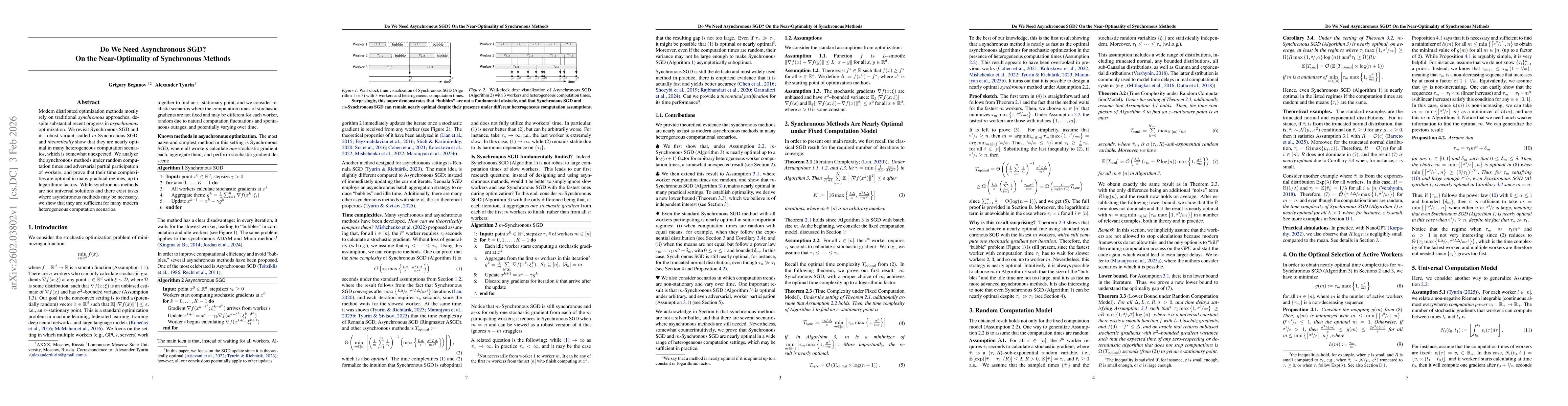 Thumbnail for Do We Need Asynchronous SGD? On the Near-Optimality of Synchronous Methods