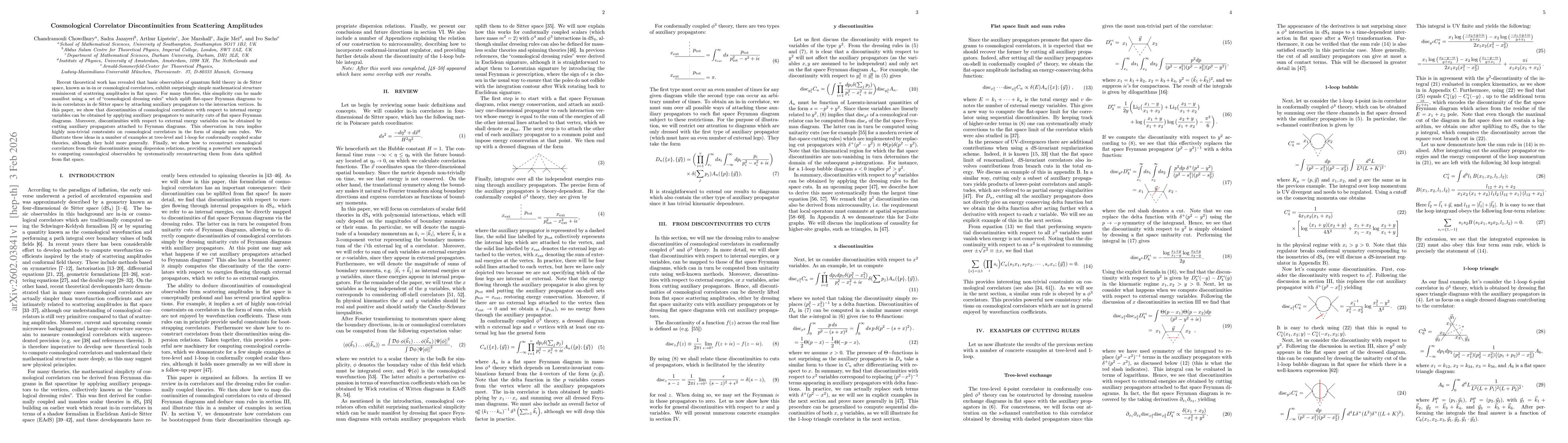 Thumbnail for Cosmological Correlator Discontinuities from Scattering Amplitudes