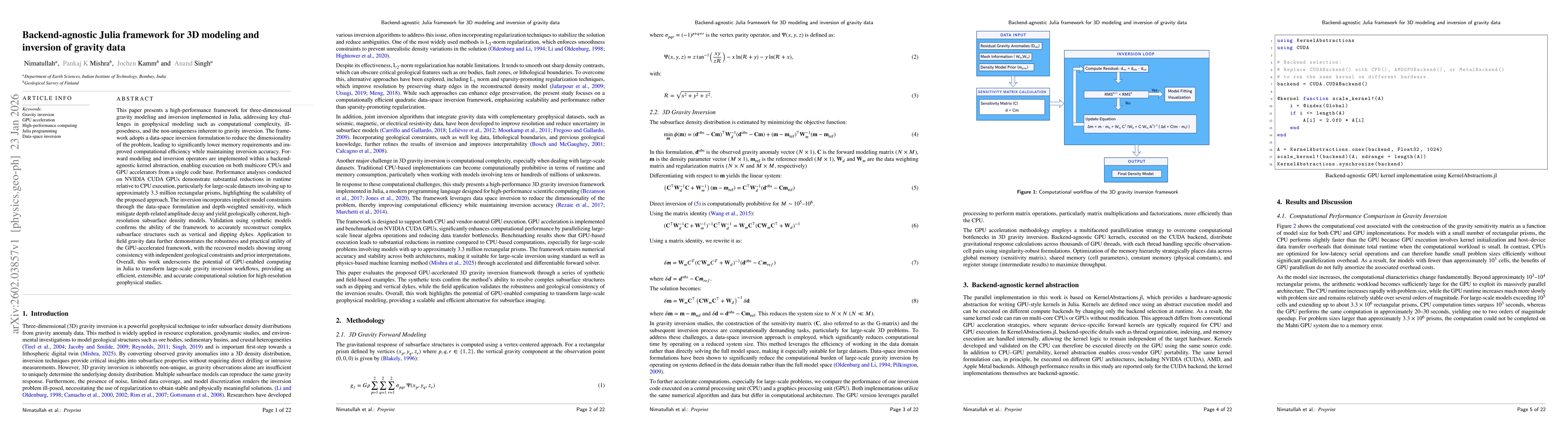 Thumbnail for Backend-agnostic Julia framework for 3D modeling and inversion of gravity data