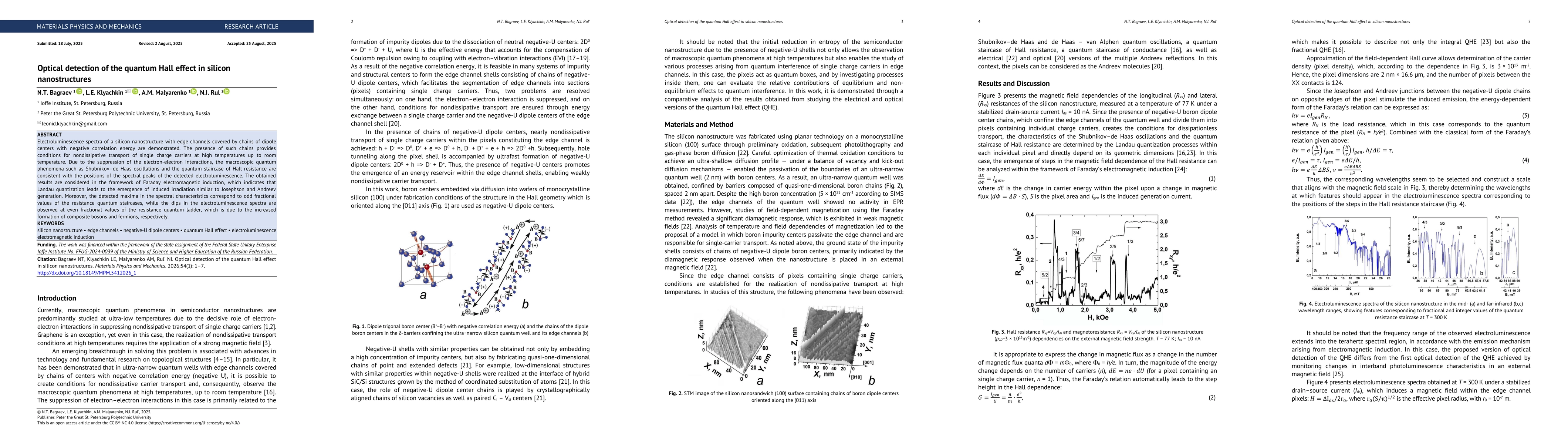 Thumbnail for Optical detection of the quantum Hall effect in silicon nanostructures