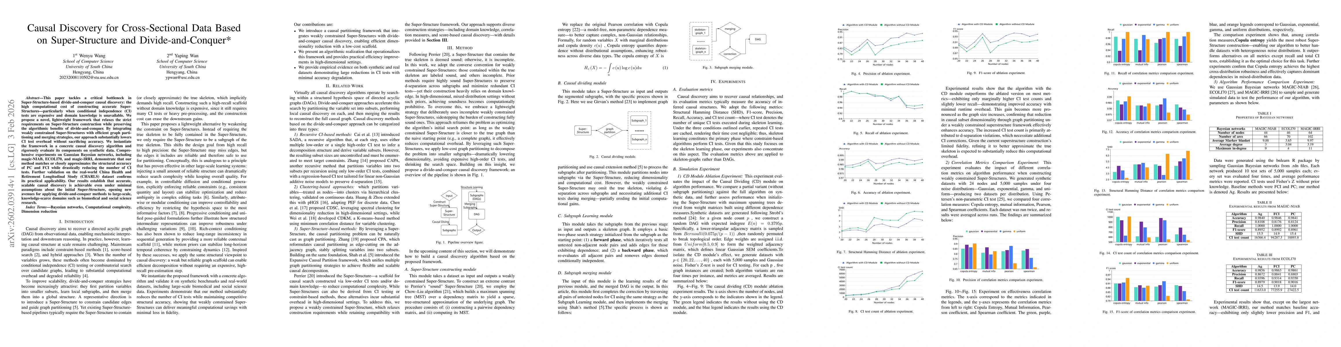 Thumbnail for Causal Discovery for Cross-Sectional Data Based on Super-Structure and Divide-and-Conquer