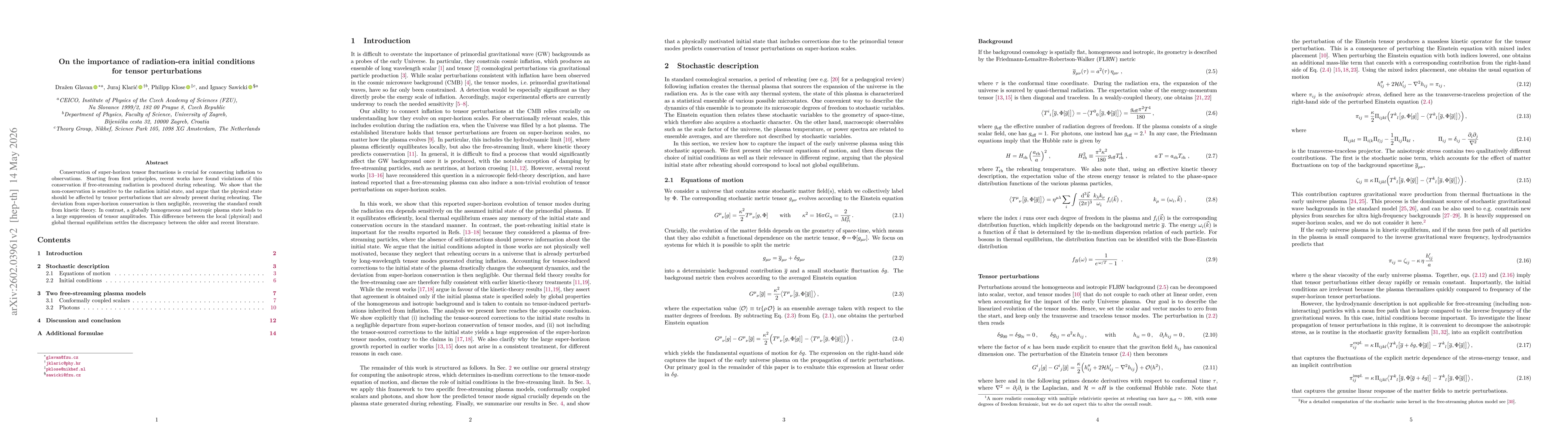 Thumbnail for On the importance of radiation-era initial conditions for tensor perturbations
