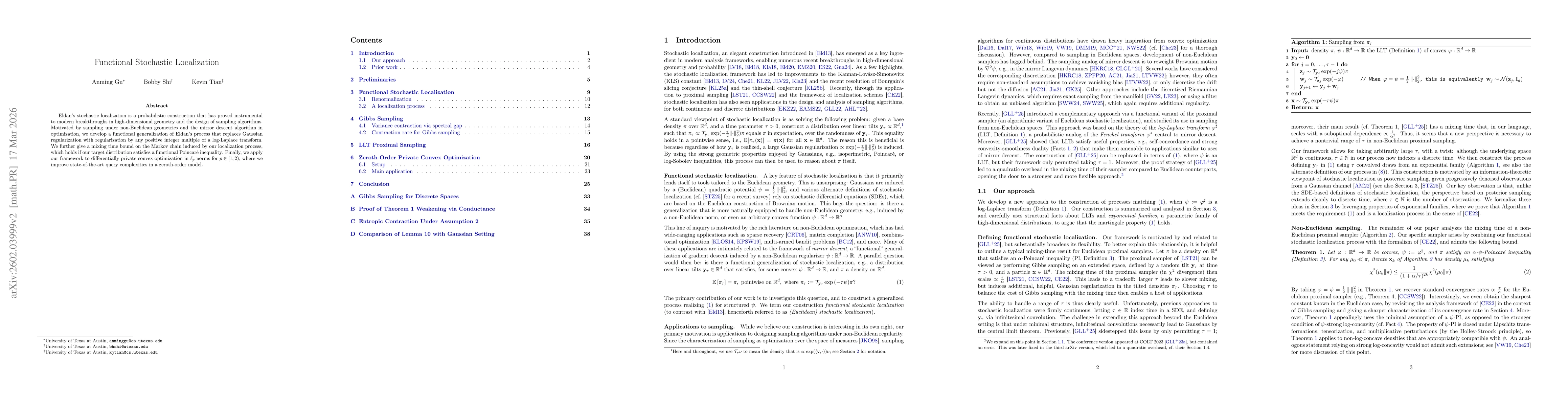 Thumbnail for Functional Stochastic Localization