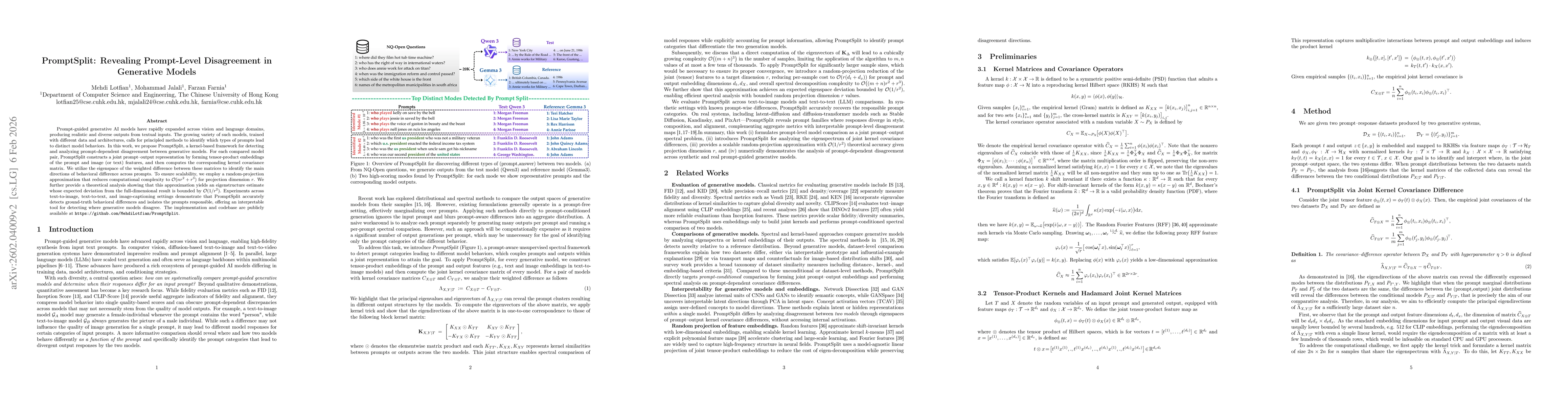 Thumbnail for PromptSplit: Revealing Prompt-Level Disagreement in Generative Models