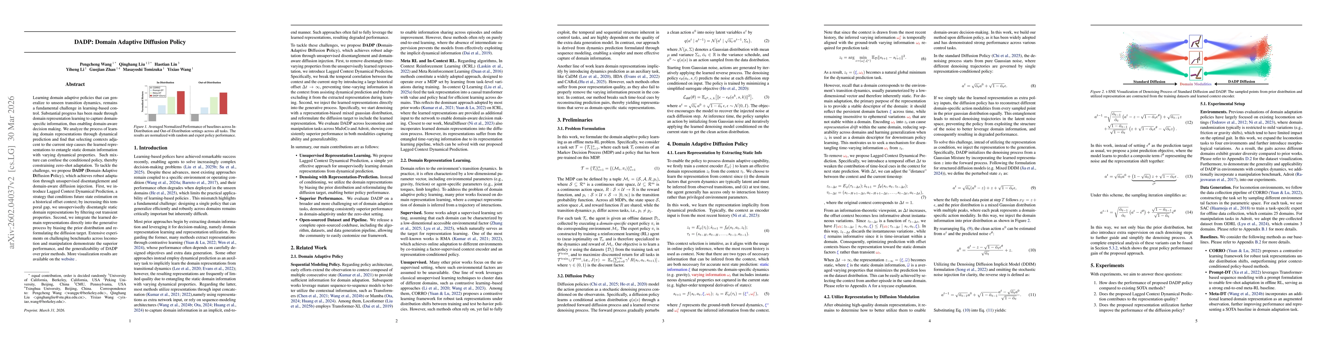 Thumbnail for DADP: Domain Adaptive Diffusion Policy