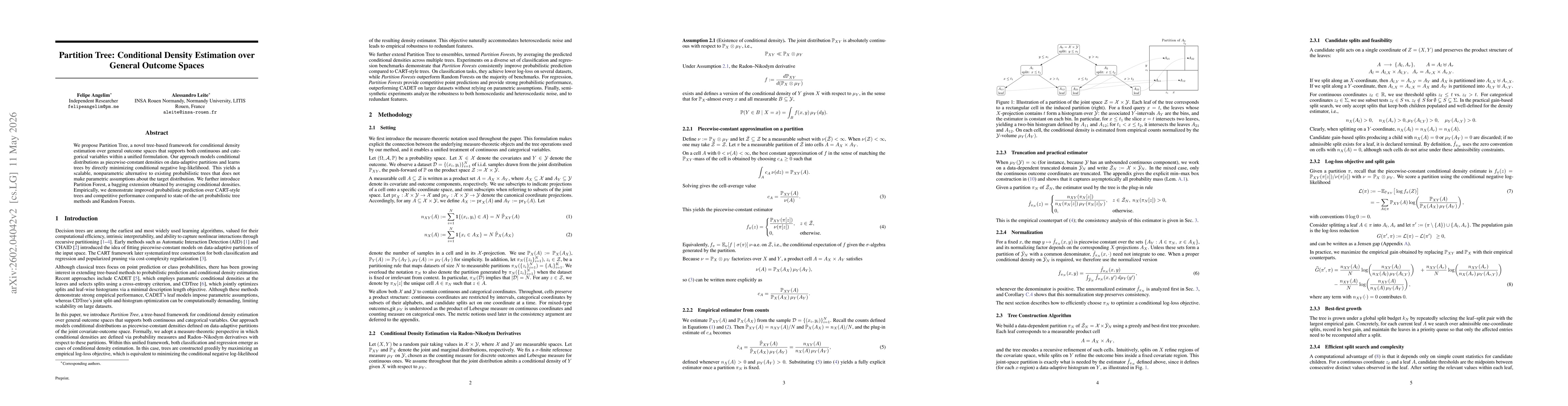 Thumbnail for Partition Trees: Conditional Density Estimation over General Outcome Spaces