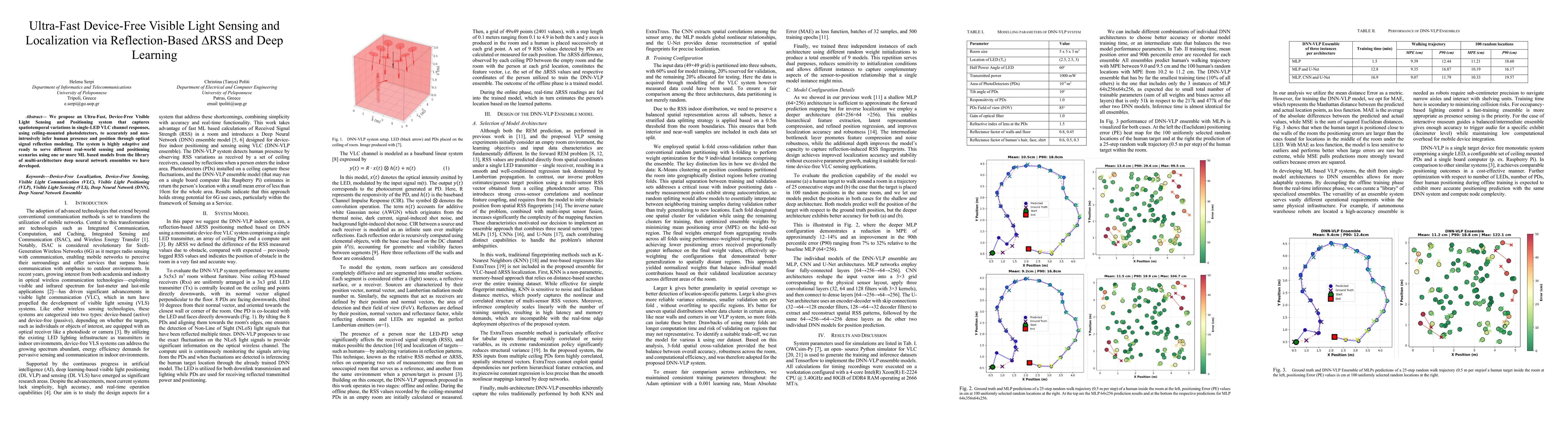 Thumbnail for Ultra-Fast Device-Free Visible Light Sensing and Localization via Reflection-Based ΔRSS and Deep Learning