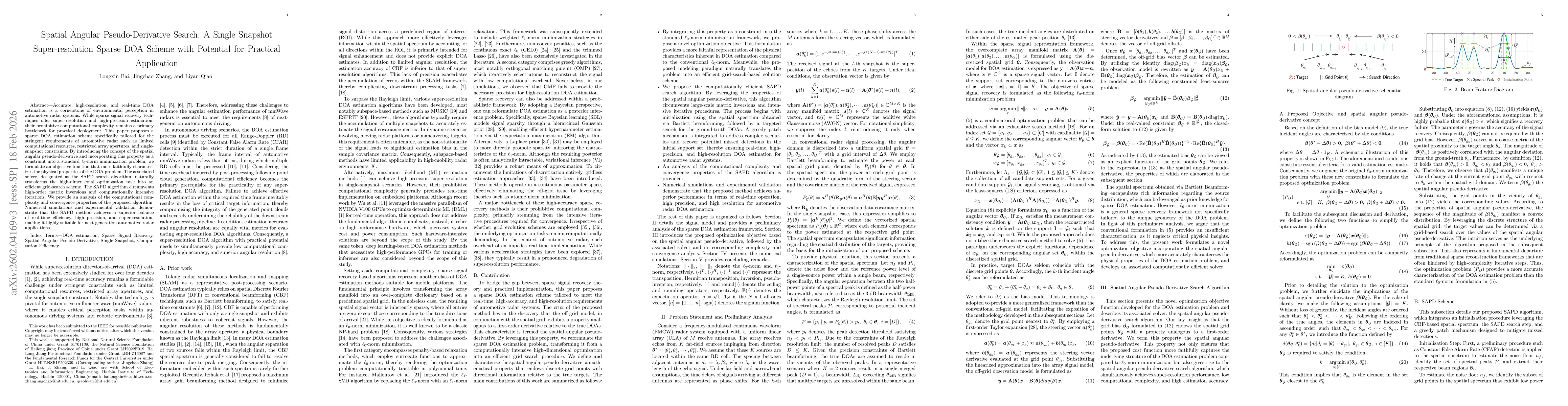 Thumbnail for Spatial Angular Pseudo-Derivative Searching: A Single Snapshot Super-resolution Sparse DOA Scheme with Potential for Practical Application