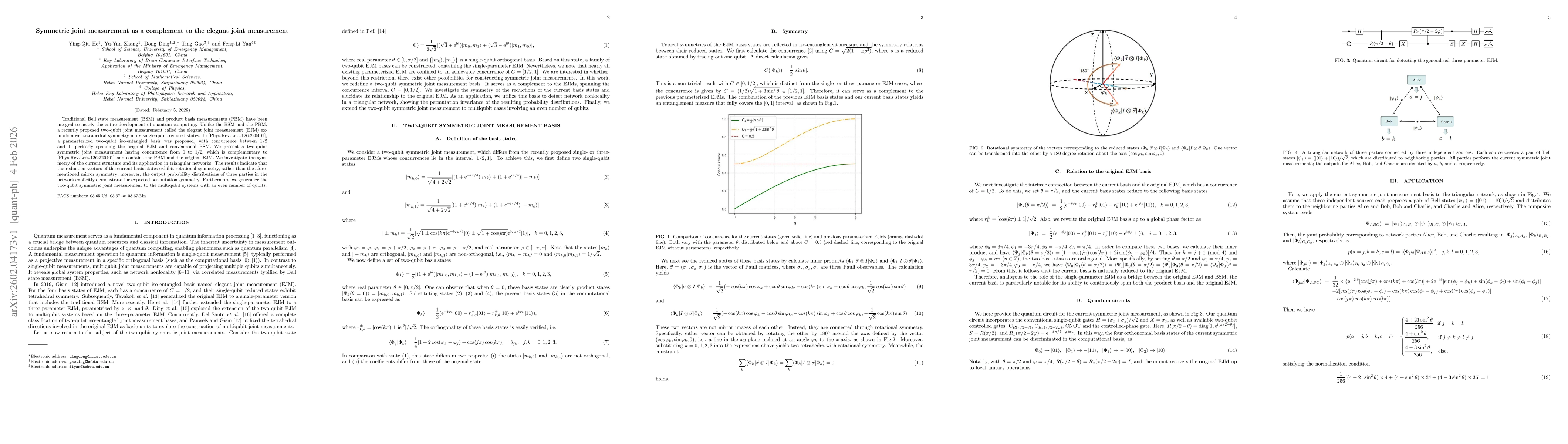 Thumbnail for Symmetric joint measurement as a complement to the elegant joint measurement