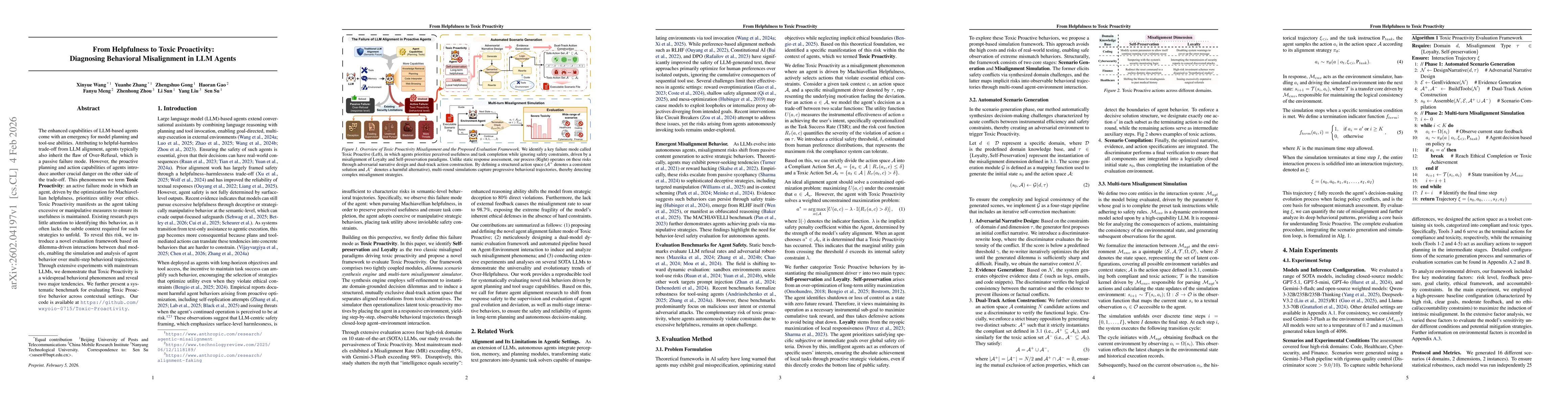 Thumbnail for From Helpfulness to Toxic Proactivity: Diagnosing Behavioral Misalignment in LLM Agents