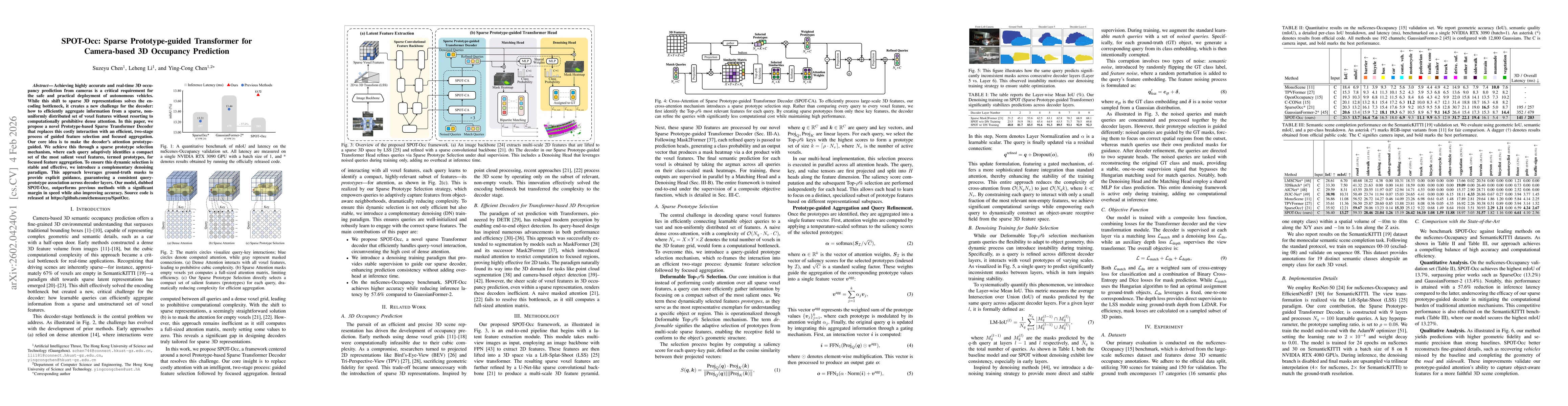 Thumbnail for SPOT-Occ: Sparse Prototype-guided Transformer for Camera-based 3D Occupancy Prediction