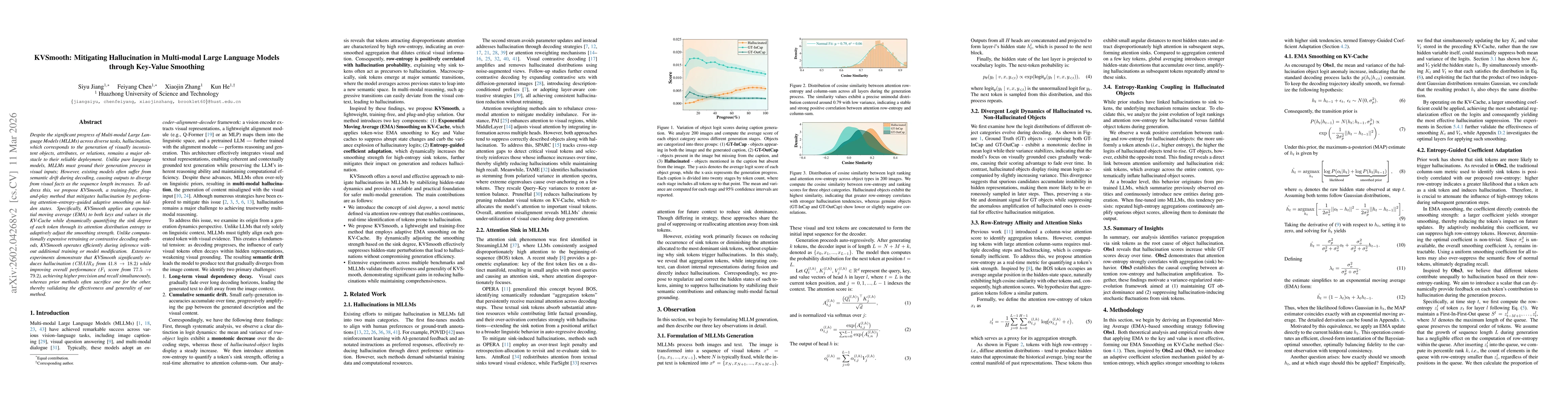 Thumbnail for KVSmooth: Mitigating Hallucination in Multi-modal Large Language Models through Key-Value Smoothing